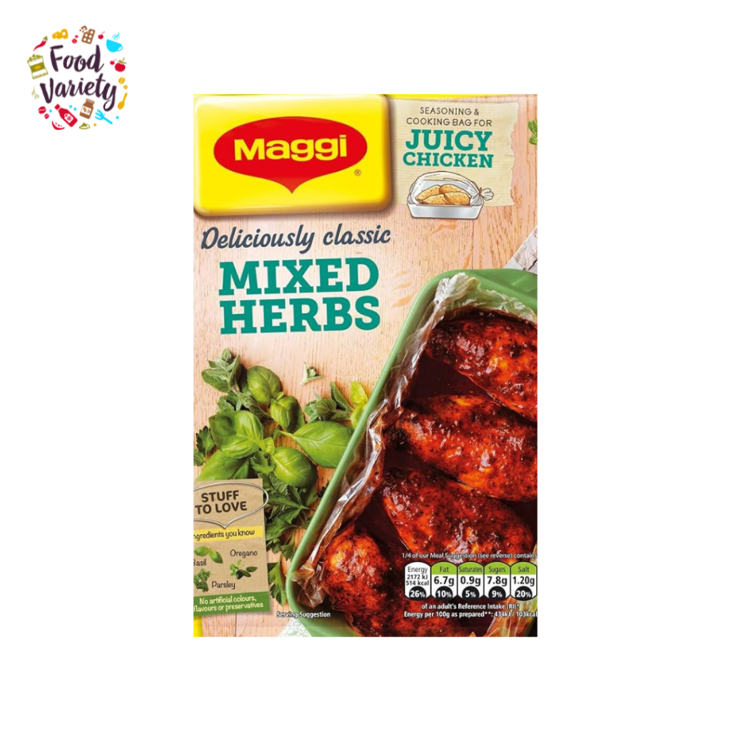 [Best Before 31-Oct-2026]Maggi Mixed Herbs Chicken Recipe Mix 30g แม็กกี้ ผสมสมุนไพรสำหรับเมนูไก่ 30