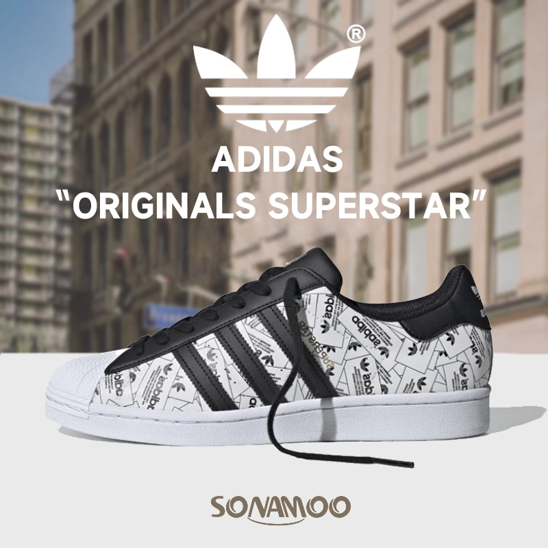 *พร้อมส่ง* 100% authentic Adidas ORIGINALS SUPERSTAR FV2819 รองเท้า