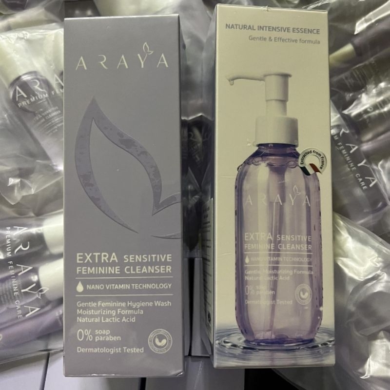 Araya feminine lady care อารยา สบู่เหลวอนามัย อ่อนโยน แท้ พร้อมส่ง 200มล ขวดใหญ่สุด