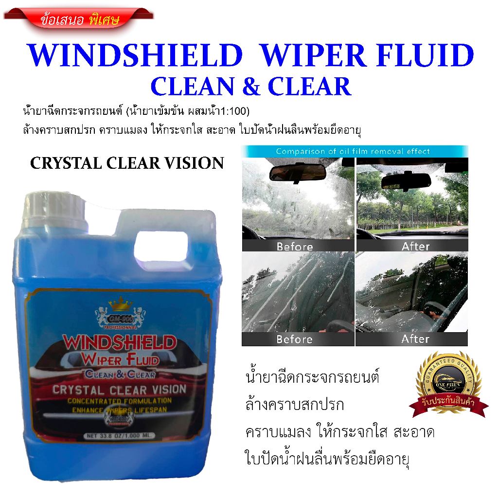 น้ำยาฉีดกระจกรถยนต์ PROFESSIONNAL WINDSHIELD