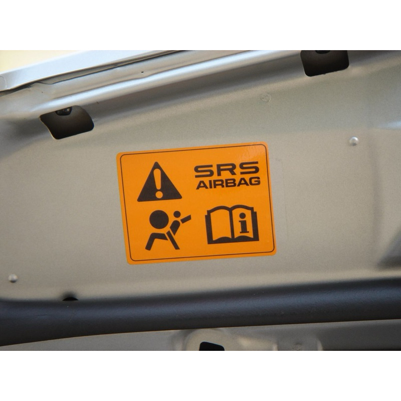 แท้ศูนย์ สติกเกอร์ คำเตือน AIRBAG ACCORD, CITY, CIVIC, CRV, JAZZ (AI-77875-SDA-G80)