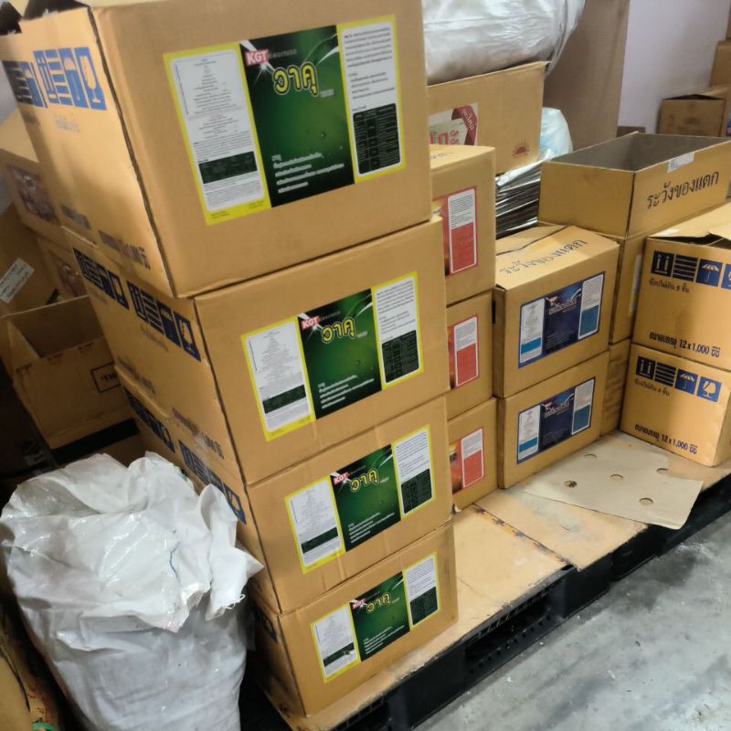 วาคุ kgt สาหร่ายทะเลสูตรเข้มข้นขนาด 1 ลิตร 12 ขวด