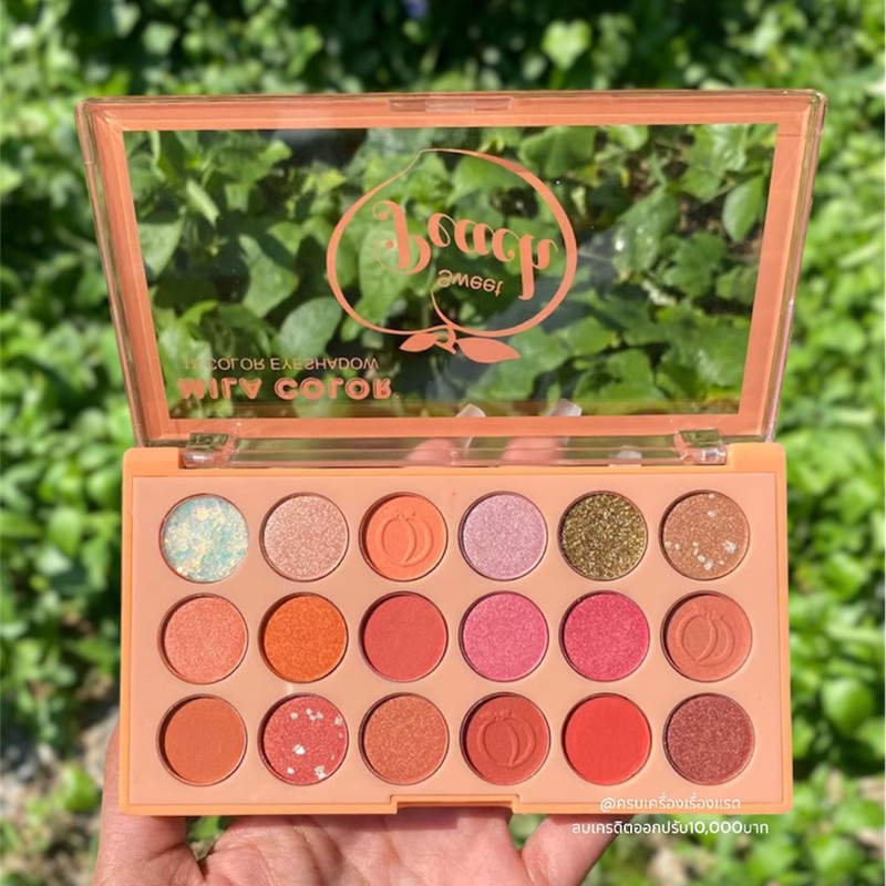 ส่งฟรี / ส่งไว พาเลท อายแชโดว์ พาเลททาตา​ Mila​ Color​ Eyeshadow​ 18 โทนสี เนื้อ​ชิม​เมอ​ร์​ เนื้อแมท ติดทน กันน้ำ 4u2