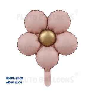 [ร้านไทย] - 🏵️ ลูกโป่งฟอยล์ดอกเดซี่สีเมทัลลิก ขนาดใหญ่ มี 5 สี 🏵️
