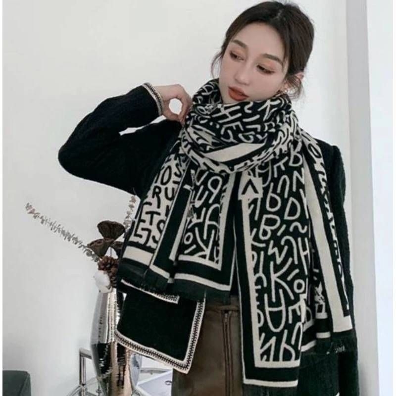 ผ้าพันคอแคขเมียร์ขนาด 180×65 ซม. สินค้าส่งจากไทย🇹🇭