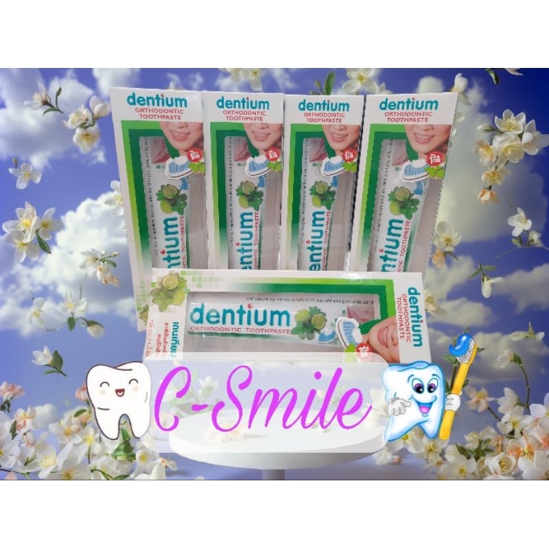 ยาสีฟันDentium สำหรับจัดฟัน พร้อมส่ง!!!