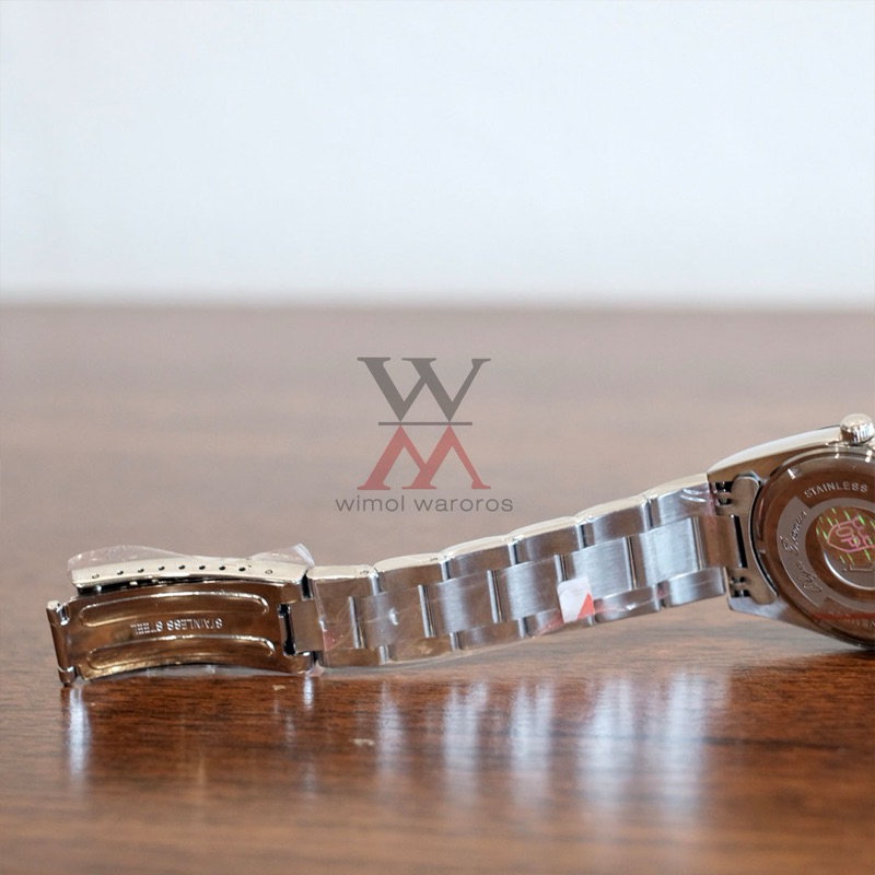 นาฬิกา OP (Olym Pianus) รุ่น 8934M-616 SPORTMASTER Sapphire Quartz (หน้าเงิน-เรือนเงิน)