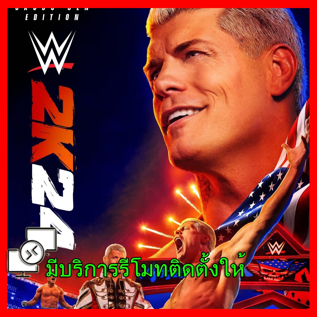 WWE 2K24 เกม คอมพิวเตอร์ PC โน๊ตบุ๊ค