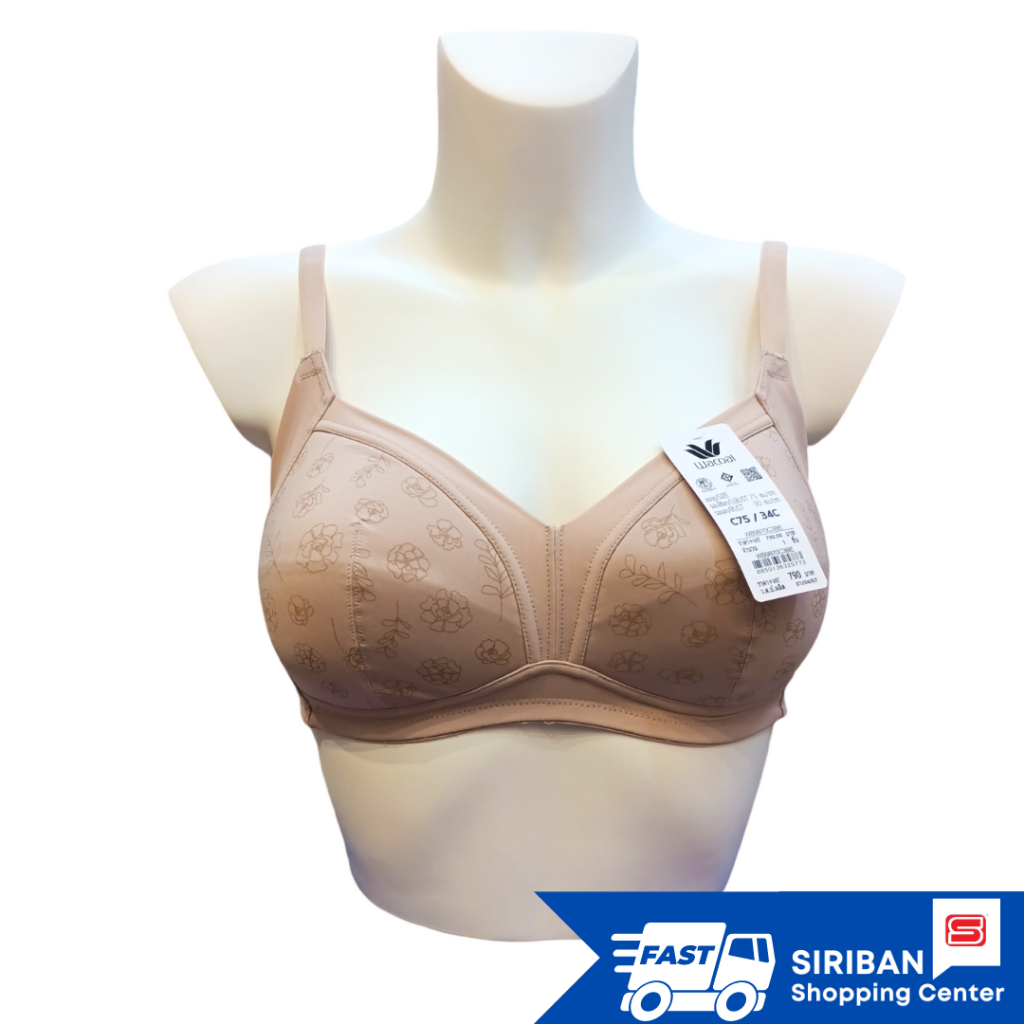 WACOAL รุ่น WB9B70 บราเก็บทรง ไร้โครง เก็บกระชัับเนื้อส่วนเกินด้านข้าง