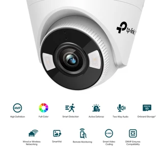 TP-Link VIGI กล้องวงจรปิด 4MP ภาพสี24ชม. รุ่น C340 / C340-W / C440 / C440-W / C540 / C540-W
