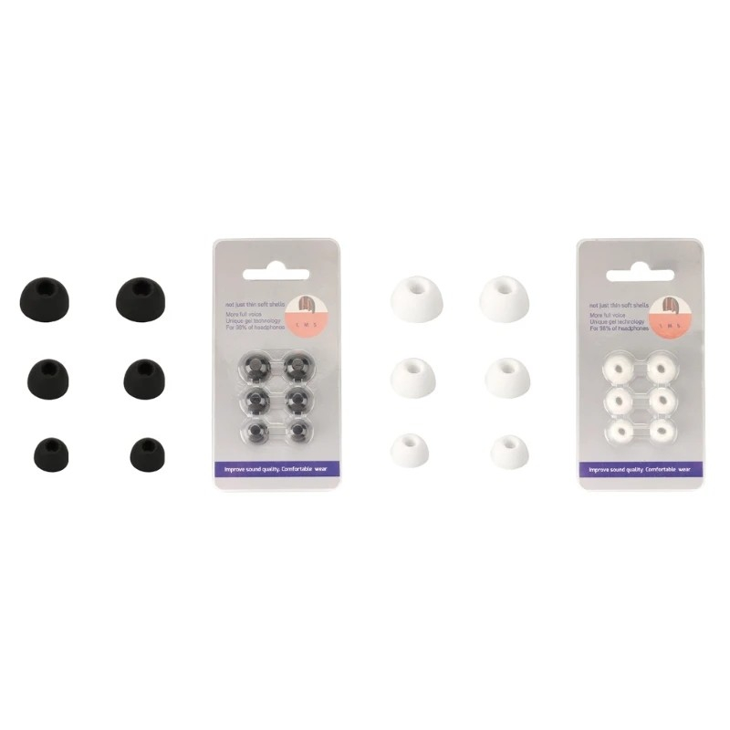 Silicone Earbuds จุกหูฟังซิลิโคน สำหรับหูฟังซิลิโคน ไร้สาย 3 ขนาด L/M/S