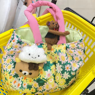 Blooming Totebag กระเป๋าผ้าลายดอกไม้นุ่มนิ่ม