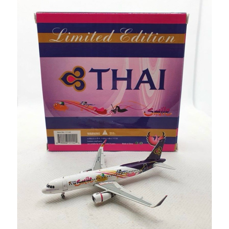 โมเดลเครื่องบิน Phoenix 1:400 THAI SMILE ลายการ์ตูนเน็ทเวิร์ค A320-200 HS-TXQ [พร้อมส่ง]