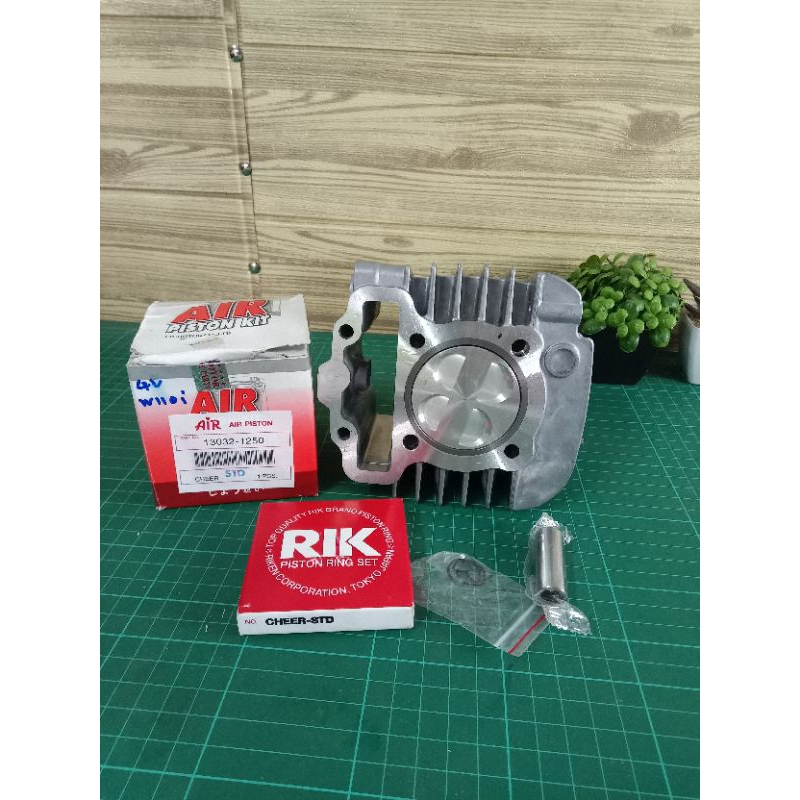 เสื้อลูกw110iพร้อมลูก53,54,สลัก13พร้อมหลบวาล์ว4วาล์ว