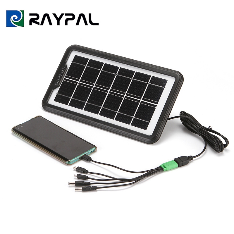 แผงโซล่าเซลล์ Solar แบตเตอรี่สำรอง แผงโซล่า 9 วัตต์สำหรับชาร์จมือถือ หรืออุปกรณ์ไฟฟ้า ใช้พลังงานแสงอาทิตย์