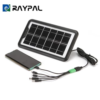 แผงโซล่าเซลล์ Solar แบตเตอรี่สำรอง แผงโซล่า 9 วัตต์สำหรับชาร์จมือถือ หรืออุปกรณ์ไฟฟ้า ใช้พลังงานแสงอาทิตย์