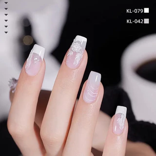 Kale Plus สีพื้น สีเทรนด์ฮิต สีขาว สีเจลขาวนม สีดำ สีดำไซรัป สีเจลติดทนนาน เล็บเจล 15ml