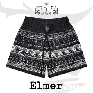 กางเกงกีฬา กางเกงบาสขาสั้น Badz ELMER BLACK [ มีไซส์ใหญ่ ]