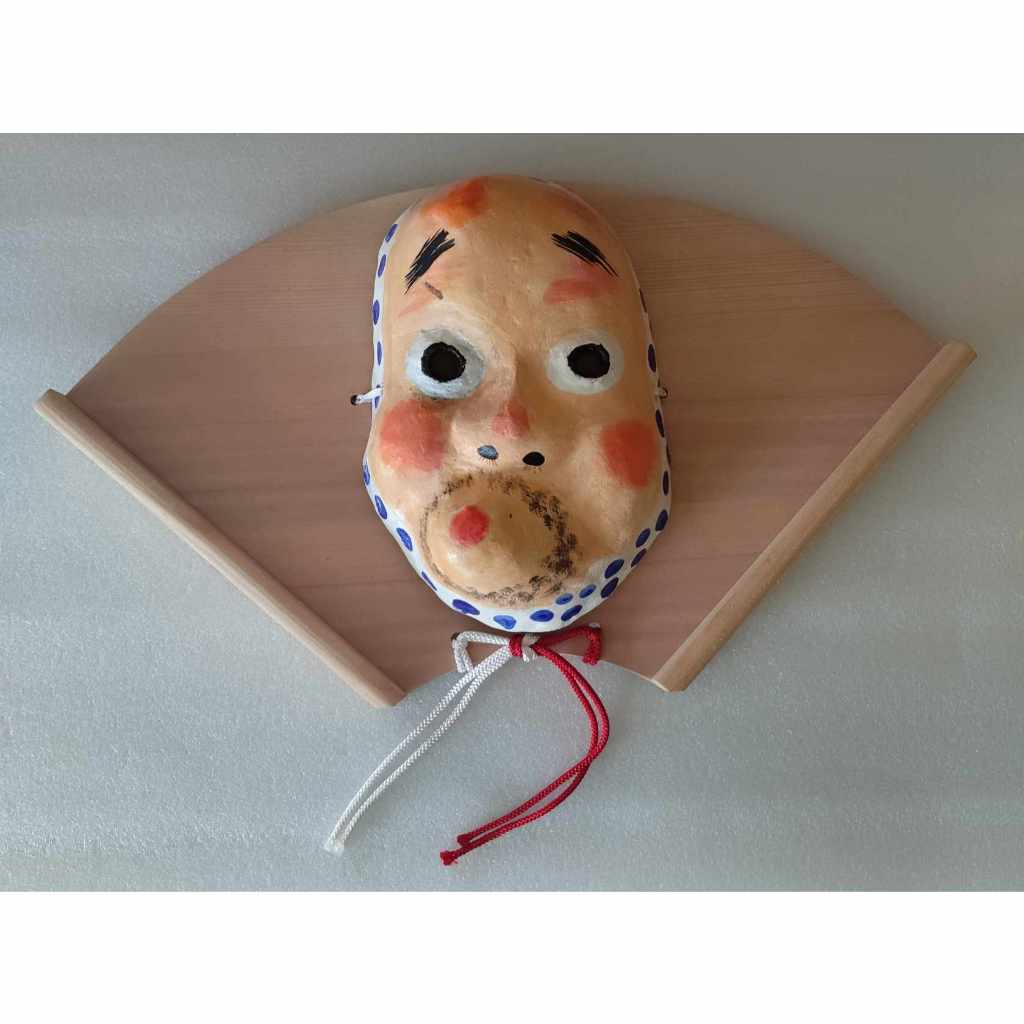 หน้ากากตัวตลกญี่ปุ่น ชายหญิง Hyottoko Okame Japanese Mask