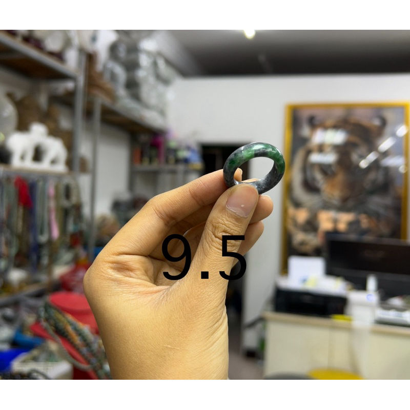 แหวนหยกเจไดต์ หน้าเล็ก เนื้อสวยมากกกกก - รูปที่ 2