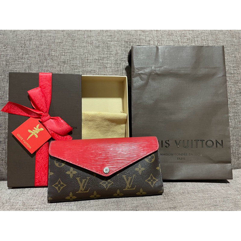 Louis vuitton แท้ 100% กระเป๋าตังค์ มือสอง พร้อม อปก