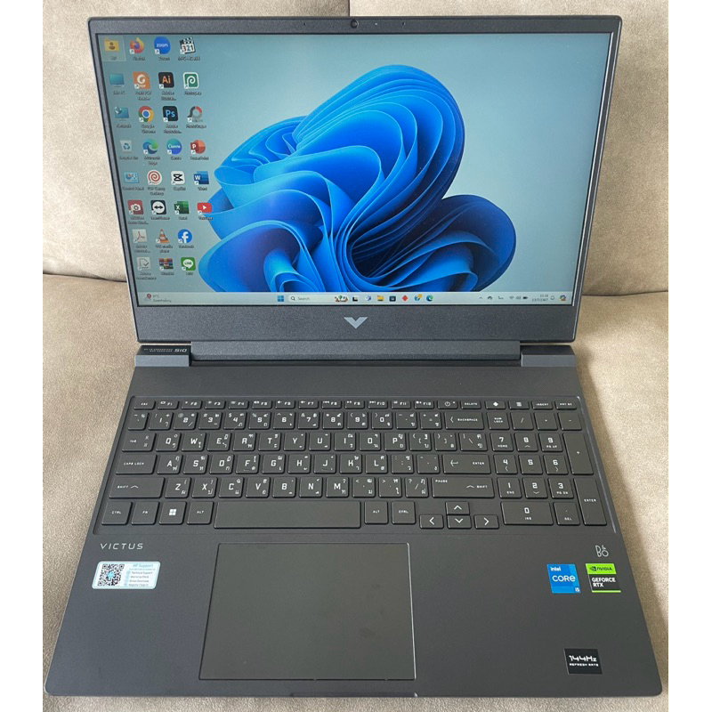 โน๊ตบุ๊คพร้อมใช้งาน มือสองมีประกันศูนย์ 1ปี8เดือน i5 Gen12 แรม16GB อุปกรณ์แท้ครบกล่อง