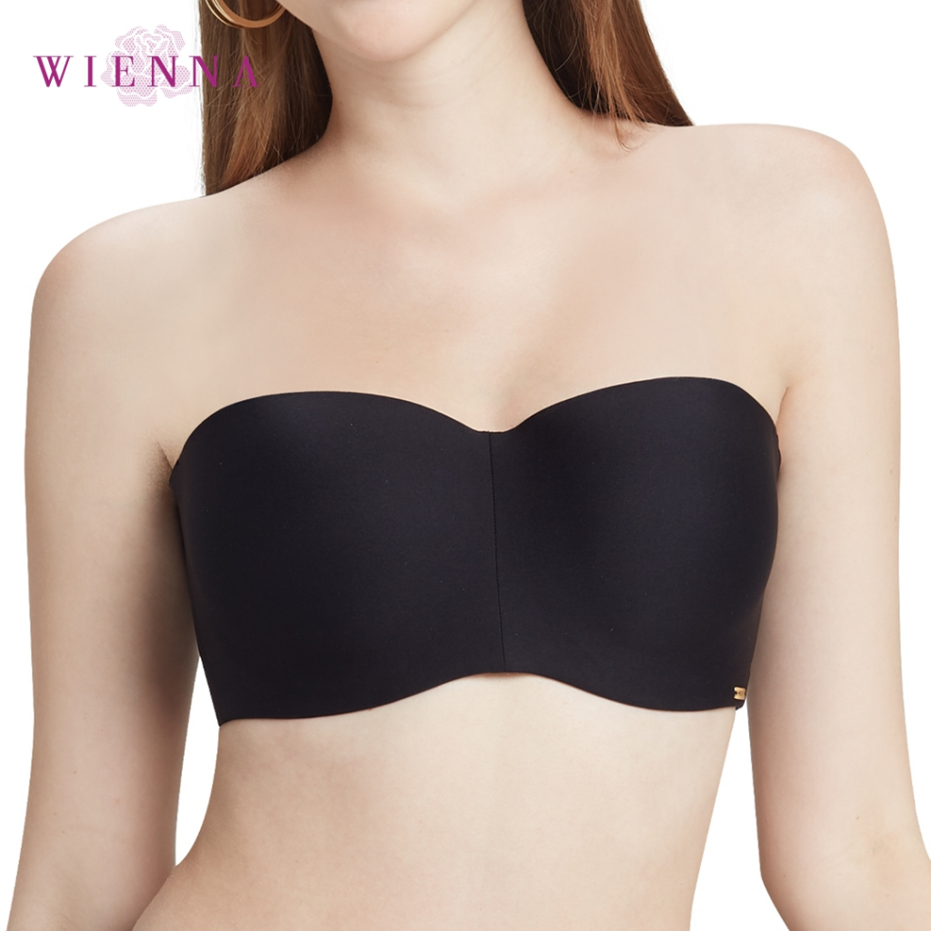 WIENNA เสื้อชั้นใน Big Beauty DB31209 มีโครง แบบเกาะอกครึ่งคัพ  สีเขียวขี้ม้า สีม่วงอ่อน  สีดำ เนื้อ (Carnation Tulip)