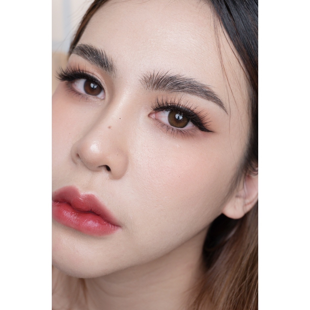 คอนแทคเลนส์  Glam สีน้ำตาล เทา พร้อมส่ง 0.00- 10.00 พร้อมส่งความสวยจ้า