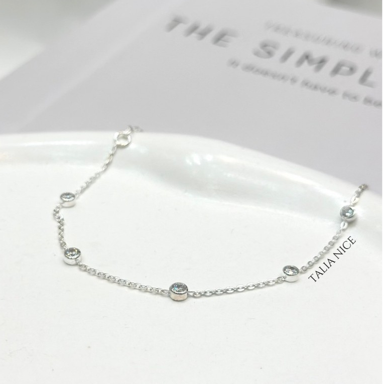 สร้อยข้อมือเงินแท้รุ่น DIAMOND