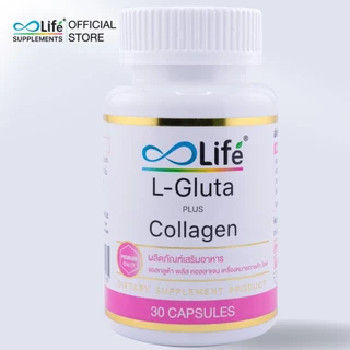 Life ชุดสิวและผิวพรรณ ไลฟ์ ซิงค์ พลัส วิตามิน ซี 1 กระปุก + ไลฟ์ แอลกลูต้า พลัส คอลลาเจน 1 กระปุก [L-ZCGU]