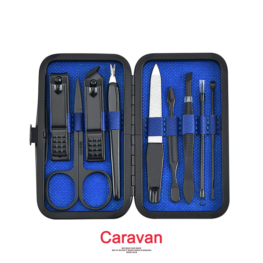 Caravan crew Nail Clipper set ชุดอุปกรณ์จัดแต่งเล็บ กรรไกรตัดเล็บ ตัดหนัง ตะไบ แหนบปากเฉียง ไม้แคะหู ไม้กดสิว - รูปที่ 3