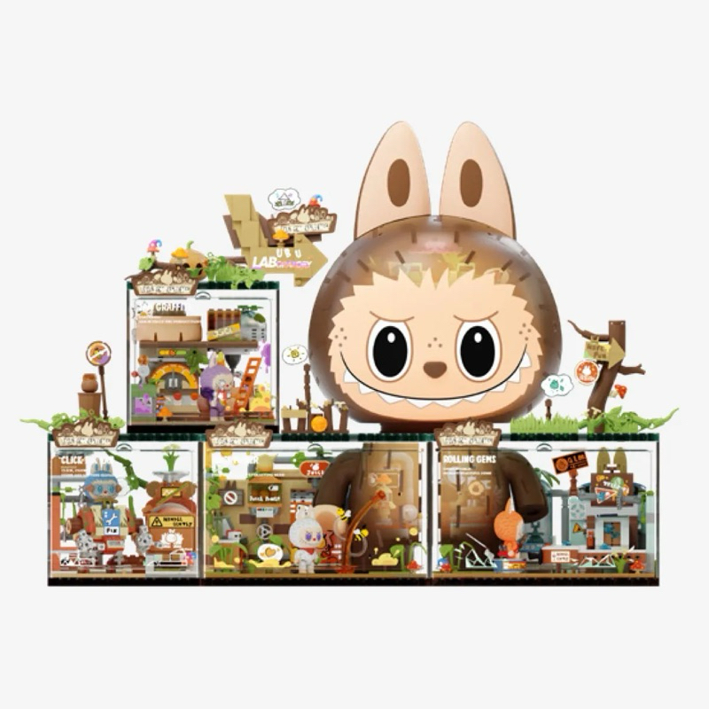 [พร้อมส่ง 🇹🇭 ยก set (ลุ้น secret)] POP MART THE MONSTERS Forest Secret Base Series Blocks Labubu POP