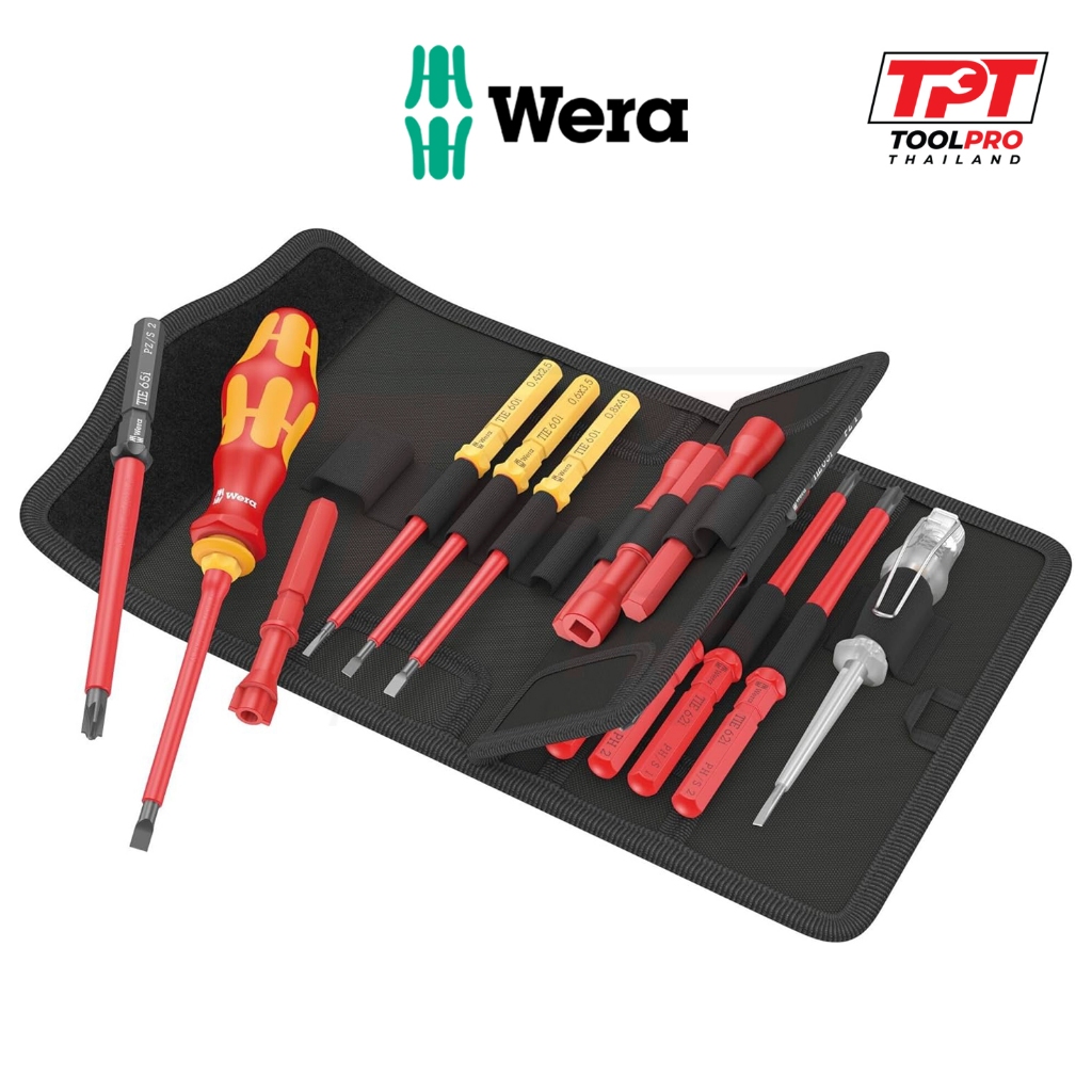 Wera *รุ่นใหม่ 2024* ชุดไขควงกันไฟฟ้า KK VDE 18 Universal 1 Tool Finder (05006613001)