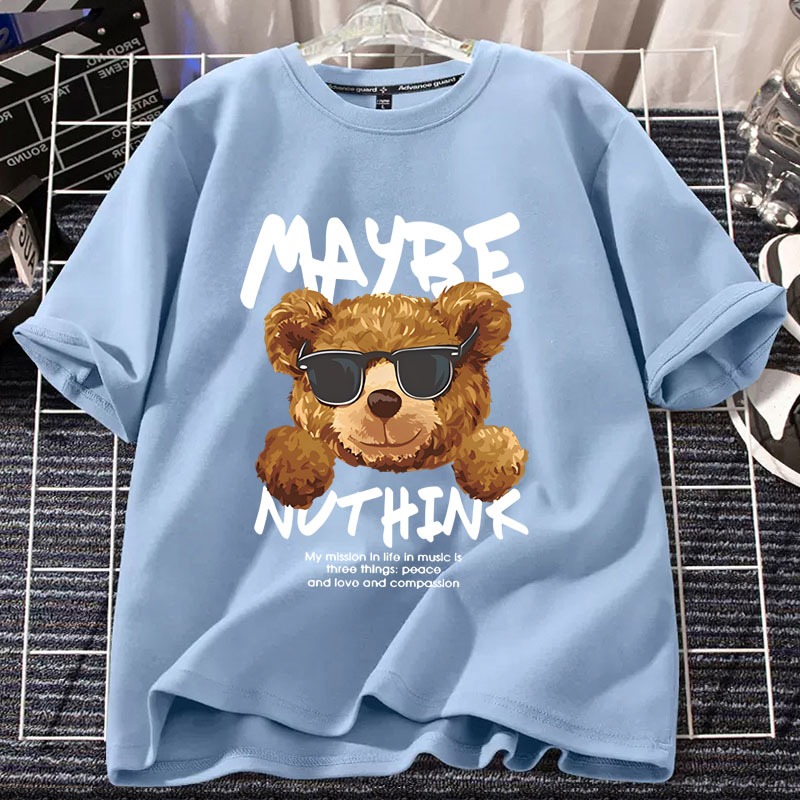 D781 เสื้อยืดแขนสั้น ใส่ได้ทั้งชายและหญิง ลายแฟชั่นสวย