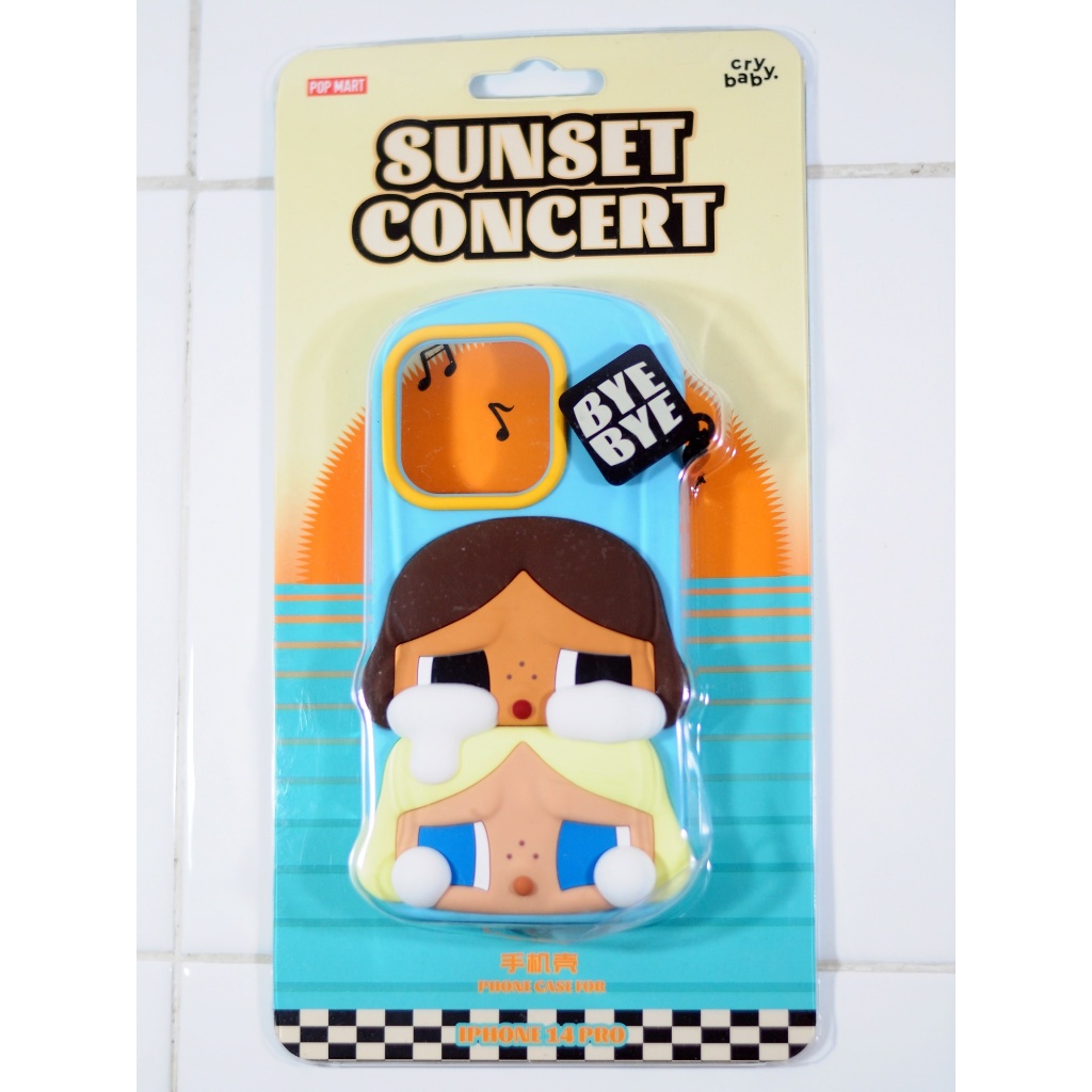 POPMART ของแท้100% พร้อมส่ง [แกะซีลแล้ว] เคสไอโฟน Case iphone 14 PRO - CRYBABY Sunset Concert Series