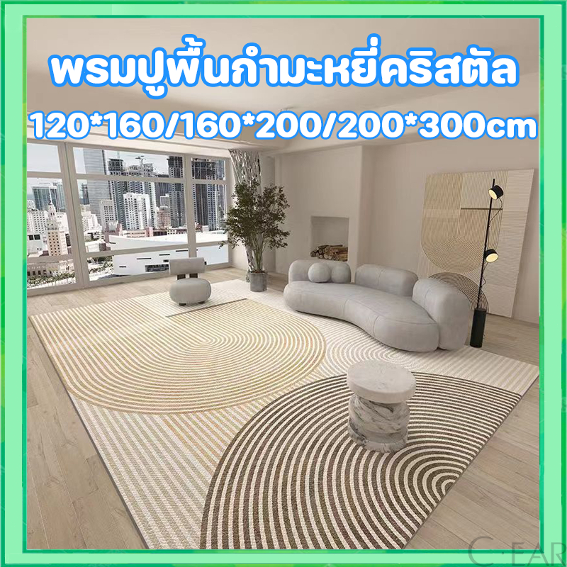 【ม้วนส่งทุกรายการ】พรมปูพื้น 2*3（m）พรมกำมะหยี่ 3D พรมปูพื้นห้องนั่งเล่น พรม3มิติ พรมปูห้องรับแขก พรมขนนุ่ม พรมปูพื้น