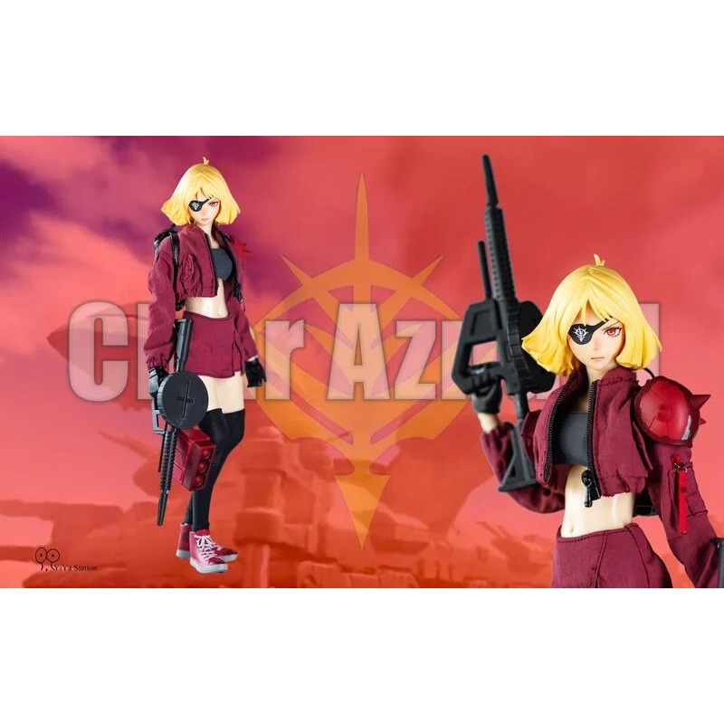 Yiya Station 1/9 : Char Aznable (23Cm) ** กล่องยับมาก**