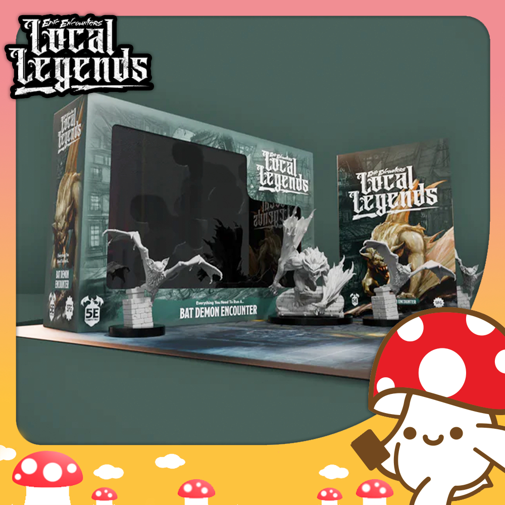 Epic Encounters : Local Legends - Bat Demon จาก Kinoko Card Game Shop | Dungeons Dragons DND Steamfo