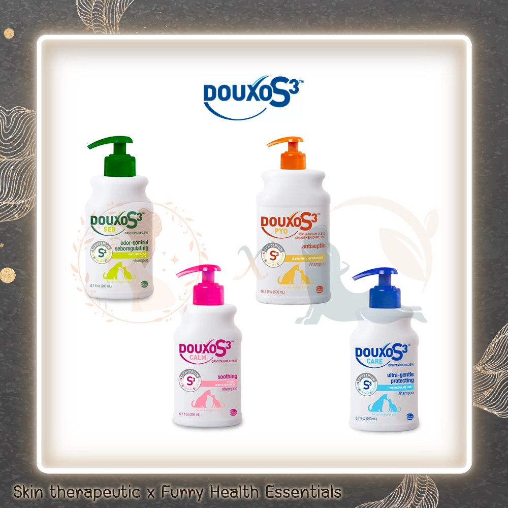 [พร้อมส่ง] Douxo S3 Shampoo 200ml และ 500ml สำหรับสุนัขและแมว