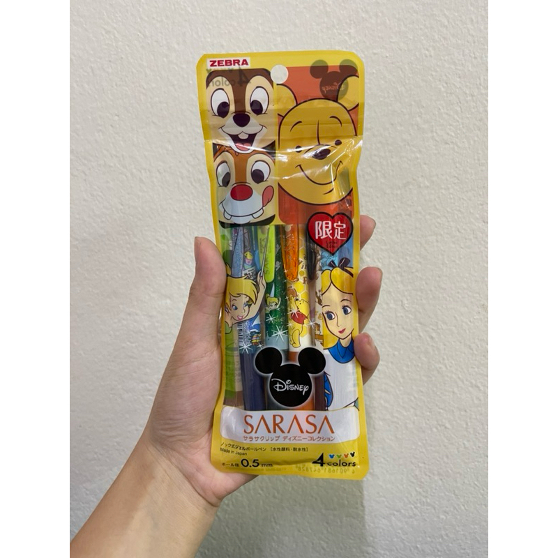 ปากกา Sarasa ลาย Disney  /Sarasa Disney  Pen Set 4 Colors