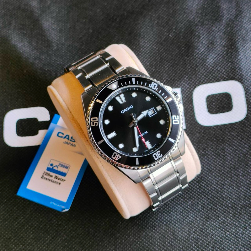 นาฬิกาผู้ชาย คาสิโอแท้ MDV-107D-1A1V มีกล่อง รับประกัน 1 ปี