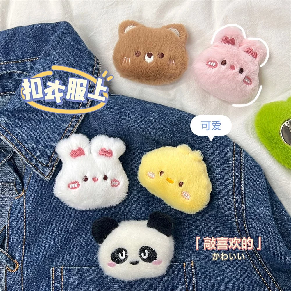 เข็มกลัดรูปการ์ตูนกบ ลูกแมว และหมีน้อย สำหรับตกแต่งเสื้อผ้า thumbnail 5