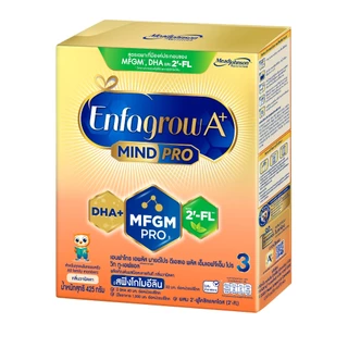 นมผง เอนฟาโกร เอพลัส มายด์โปร สูตร3 กลิ่นวานิลลา (425 กรัม) Enfagrow A+ MindPro Stage3 Vanilla (425 g)
