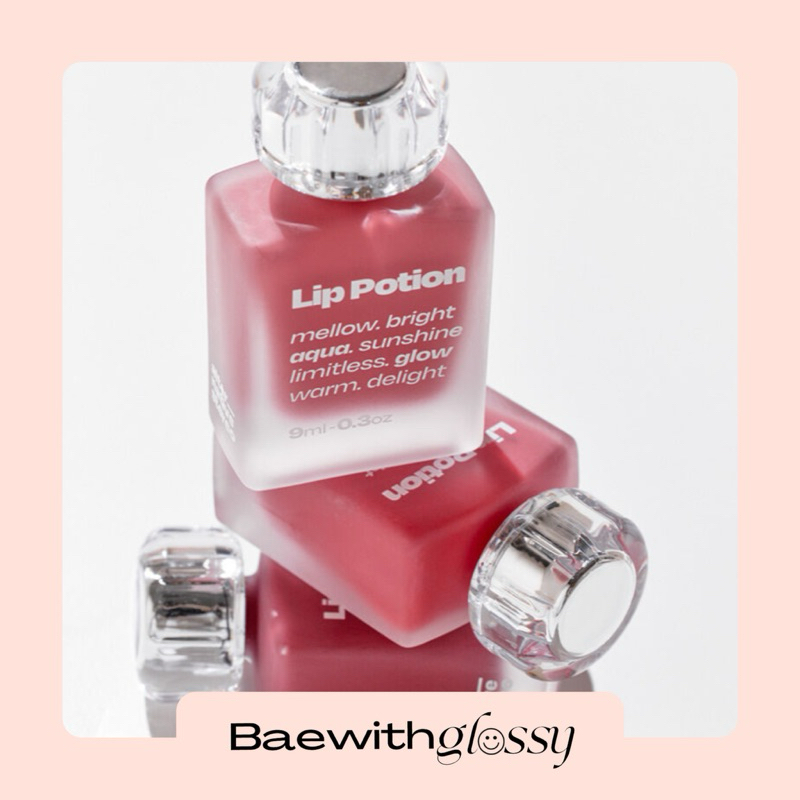 BAEWITHGLOSSY | Alternativestereo — Lip Potion Aqua Glow (พร้อมส่ง/วันหมดอายุดูได้ที่รายละเอียดสินค้า)