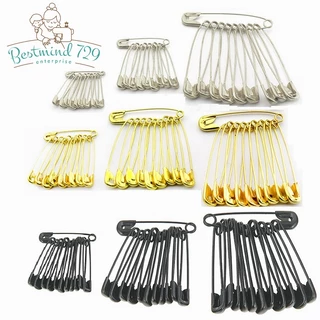 เข็มกลัด สีเงิน สีทอง เบอร์ 000 - เบอร์ 8 เข็มกลัดพวง