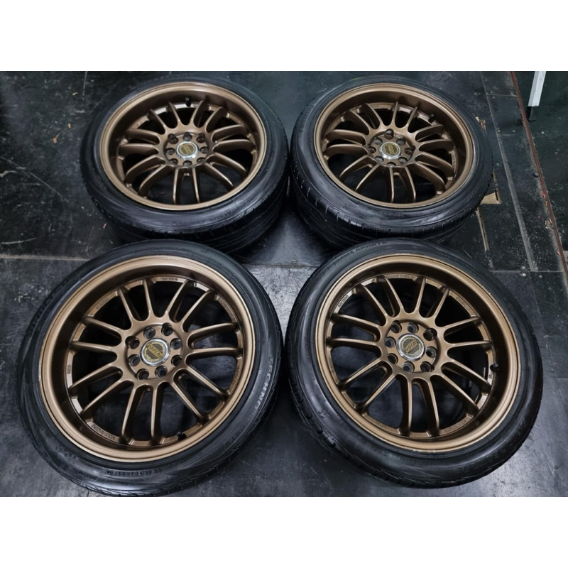 แม็กแต่ง Re30 ขอบ17" 4รู100/114 กว้าง7“Off42