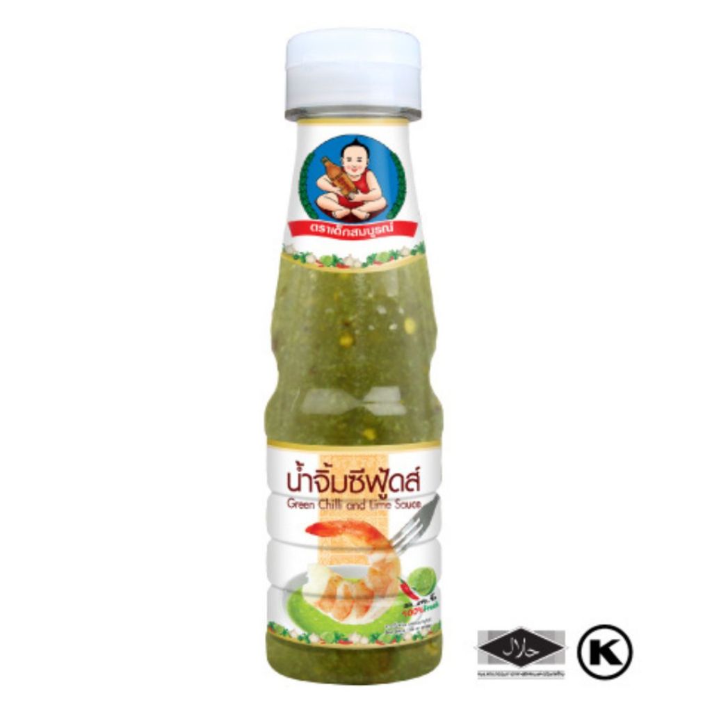 น้ำจิ้มซีฟู้ดส์ ตราเด็กสมบูรณ์ 335 ก. (mak335g-55b)