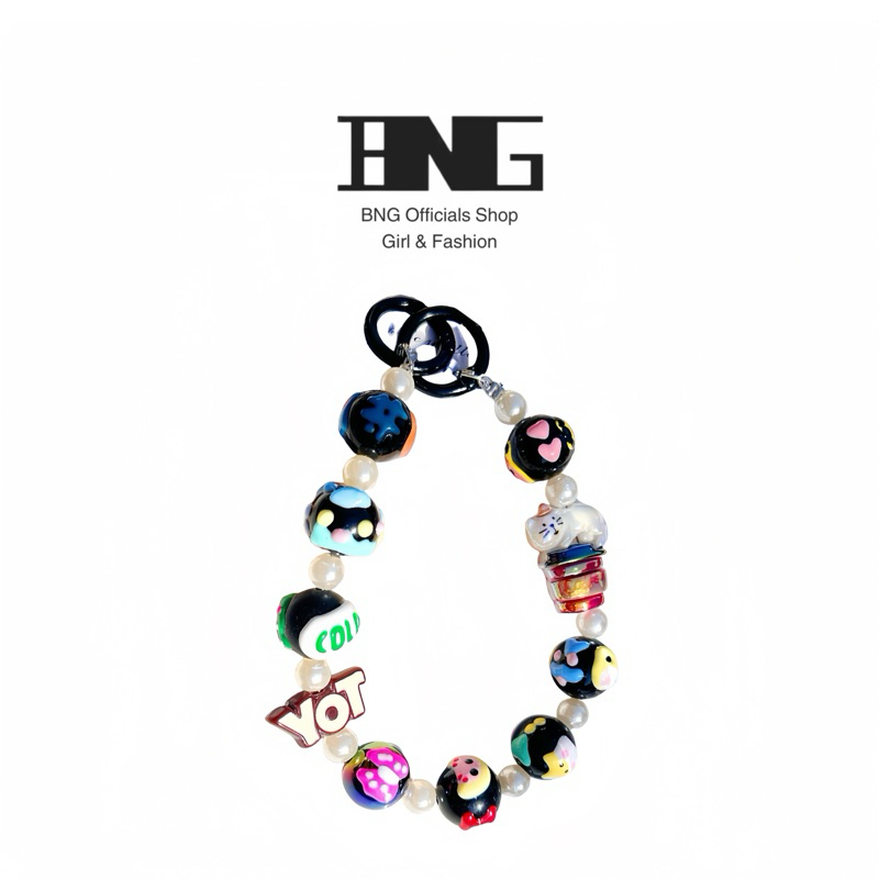 BNG นโทรศัพท ์ มือถือแหวนขนาดเล ็ กหูฟังกระเป ๋ าพวงกุญแจอุปกรณ-เสริมกระเป ๋ าเส