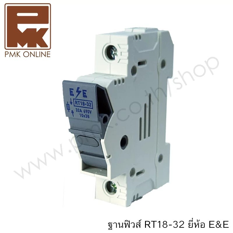 ฐานฟิวส์กระบอก Cylindrical Fuse Base E&E