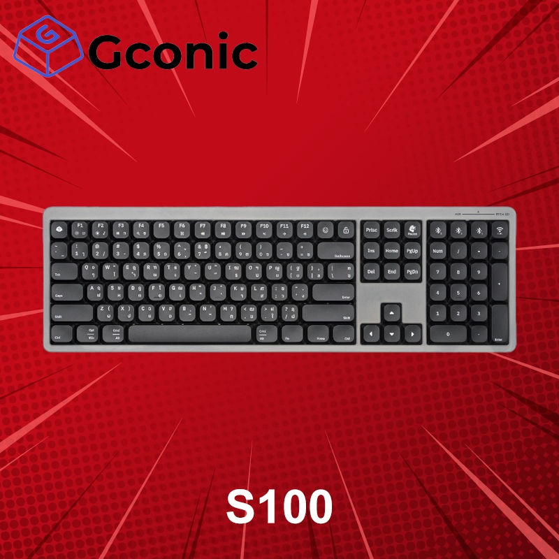 คีย์บอร์ด Gconic S100 (ภาษาไทย) ประกันศูนย์ 1 ปี